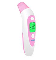 LXDART Digital Medical Forehead and Ear Thermometer Professional Infrared Temporal Fever Hand Held Thermometers Non Contact Accurate Instant Readings Laser Temperature Gun for Baby Kids Adults