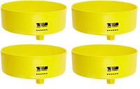 Eagle 1662 Drum Funnel with Brass Screen, 18" Diameter x 7" Height (Pack of 4)