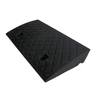 Plastic Damping Kerb Ramps Triangle Car Ramps Service Ramps Wheelchair Ramps Step Threshold Ramps Uphill Vehicle Ramps (Color : Black, Size : 502710.5CM)