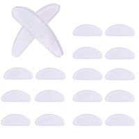 10 Pairs Crescent-Shaped Frame Adhesive Nose Pads Glasses Within Transparent Non-Slip Silicone Material for Glasses Sunglasses Spectacles (1 Mm)