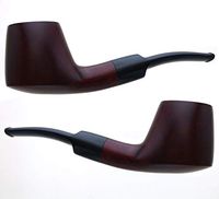 2 x Large Smooth Volcano Tobacco Pipes