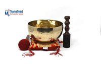 7.5 Inch B-Crown Chakra Old Tibetan Singing Bowl,Excellent old singing bowl,Handhammered Shining finish Singing bowl from Nepal,Buddhist bowls.