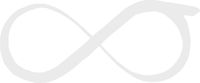 hBARSCI Infinity Vinyl Decal - 5 Inches - for Cars, Trucks, Windows, Laptops, Tablets, Outdoor-Grade 2.5mil Thick Vinyl - White