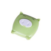 Plastic Material Exquisitely Designed Fashion Delicate Portable Best Selling Invisible Glasses Case,Green