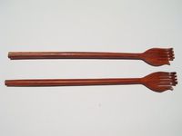 2 Thai New Rosewood Back Scratcher Stick Same Wooden