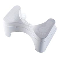 Toilet stool 453521cm Step Ottoman Pedal Stool Toilet Step Stool Footpit Stool (Color : White)