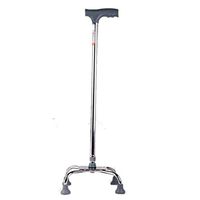 YULAN Crutches Walker Crutches Aluminum Alloy Telescopic Adjustment Anti-Slip Elderly Support Four-Legged Walking Stick