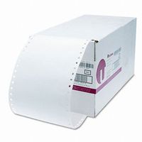 Universal Office Products 75114 Dot Matrix Printer Labels 1 Across 2-15/16 X 5 White 3000/box