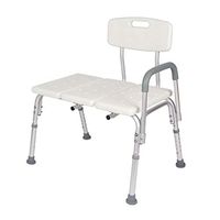 AIAIⓇ Height Adjustable Shower Stool - Lightweight Rubber Feet Strong Construction Cleaning Handy Support Non Slip Durable Stability for Wet Room Elderly Disabled Mentally Retarded Person