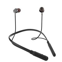 ROWEQPP M8 Wireless Headphone Sport Blue-Tooth Earphone Neckband Magnetic Bass Headset Handfree Earbuds with Mic for Xiaomi Compatible with Huawei Black