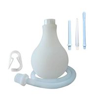 Jullycare Anal Douche and Enema System-Medical Grade Silicone Enema Bulb Syringe Aginal for Men and Women Capacity 320ml
