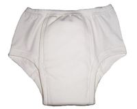 Baby Pants Adult - My First Training Pants - Medium White