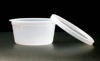 `Therapy Putty Containers-Pk/25 W/ Lids Fits 2 oz, 3 oz, 4 oz