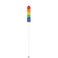 amscan 115563 Balloon Tissue Tassel-Primary Party Supplies, Multi