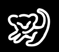 CCI Simba Lion King Decal Vinyl Sticker|Cars Trucks Vans Walls Laptop| White |5.5 x 5 in|CCI1480