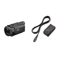 Sony FDRAX53/B 4K HD Video Recording Camcorder (Black) with Travel Charger