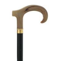 Extra Tall walking Cane with Derby resin handle and hardwood shaft