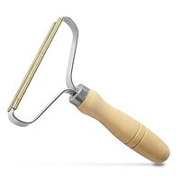 Portable Wood Lint Remover Manual Clothes Cleaning Fuzz Shaver,Multi-Fabric Comb with Steel net,Manual Fabric Shaver Lint Roller for Sweater Woven Coat