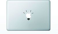 MacBook Light Bulb Lightbulb Decal Sticker pro air 11 13 15 17