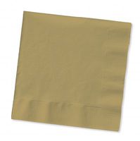 Glittering Gold Dinner Napkins (3-Ply)(25 Pack)