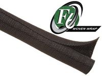 TechFlex F6 Woven Wrap 1/2" 10' Wiring Split Wire Covering F6W0.50BK