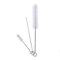 CCINEE Drinking Straws Cleaning Brushes Nylon Pipe Cleaner Brush Kits for Multiple Size Straws Pack of 3