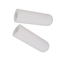SUPVOX 1 Pair Finger Sleeves Protector Finger Protection Cots for Arthritis Basketball Mallet Finger Trigger White