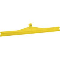 Vikan 71606 Rubber Polypropylene Frame Single Blade Squeegee, 24", Yellow