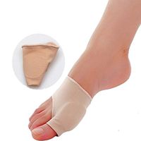 2 piece/double stretch nylon socks Hallux Valgus cushion thumb set toe separator thumb Valgus Protector pedicure Quist foot care