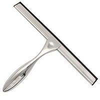 Zoohot Shower Squeegee Glass Squeegee Window Squeegee All Purpose Squeegee Stainless Steel Squeegee with Non-Slip Handle