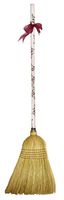Cute Tools Garden Broom - Landscaping Instrument, Sweep and Dust With This Garden Accessory, Hand Painted Wooden Broomstick In The USA, Durable Yard and Gardening Equipment From CuteTools! - Art For A Cause, Cranberry