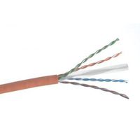 Cat6 1000ft Utp Solid Network Ethernet Cable Bulk Wire 550mhz Rj45 Lan Orange