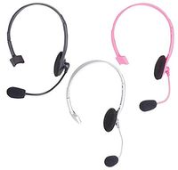 Pop Star Rapper Headset Microphone Prop Only, Pink, 1 per Order