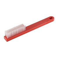 Cutting Edge - Cleaning Brushes, 8.66 Long, Autoclave, Reusable, Extra Flexible Brush, RED, PKG (3)