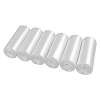 Wekiog 13 Gallon Kitchen Trash Bags, Clear Garbage Bags, 150 Counts