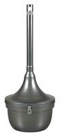 Cigarette Receptacle, 4-1/2 gal., Charcoal
