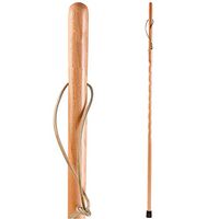 Brazos Trekking Pole Hiking Stick for Men and Women Handcrafted of Lightweight Wood and made in the USA, Oak,  48 Inches