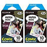 Fujifilm Instax Comic Instant Film 2 Pack for Mini 8 Cameras 20 Sheets