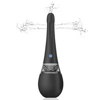 FeiGu Electric Automatic Enema Bulb with 5 Frequency Modes, Medical Silicone USB Rechargeable Douche Enema Kit for Men and Women