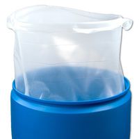 NO Drum - 55 Gallon Smooth Drum Liner with 24 Mil Wall Thickness (1 Liner)