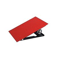 Adjustable Height Ramp Pad, Car Lift Pedal Triangle Pads, Portable Interior Door Sill Roadside Wheelchair Ramp Pad 12-20cm (Size: 40 30 20cm) (Color : Red)