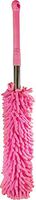 Ultimate Pole Duster – Soft Microfiber Cleaning cobweb Dust Cleaner Lint Free Extenable Handle - Blue or Pink (Pink)
