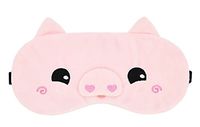 TOPJIN Lovely Plush Adjustable Strap Sleeping Eye Mask Blindfold Eyeshade with Ice Bag Pig