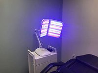 Californiamicroneedle Foldable Photon LED Skin Rejuvenation Light Therapy Mask PDT Facial Light Therapy Machine with Infrared Light Therapy Benefit Physical Therapy Machine a08