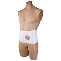 OTC Ostomy Abdominal Binder, Stoma Support, henia colostomy, 6" Belt, 3" Opening, Small