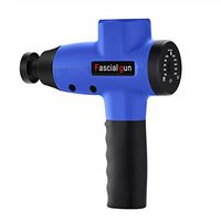 MLX Muscle Massage Gun, Holding Deep Muscle Relaxation Massage Gun, Silent Vibration Fascia Gun, for 5 Massage Heads (Color : Blue)