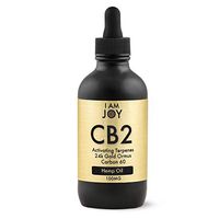 I Am Joy: Pure Hemp Oil Extract, CB2 Terpenes, 24k Gold Ormus, C60, Lavender, Rose & Lemon Flavor - The Best & Only Blend of its Kind for Pain Stress Anxiety Relief Focus Clarity Happiness 4oz 100mL