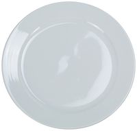 Yanco PA-106 Bread Plate, 6.25" Diameter, Porcelain, Super White, Pack of 36