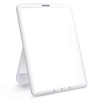 Miroco Light Therapy Lamp, UV-Free 10000 Lux LED Therapy Light, Timer Function, 90° Rotatable Standing Bracket, Adjustable Brightness Levels, Touch Control, Memory Function for a Happy Life (Renewed)