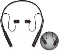 Sport Bluetooth Headphones,Remax V4.1 Wireless Neckband Noise Cancelling Earphone Magnetic Earbuds Sweatproof Headset HD Stereo In-Ear Earphones 7-9 Hrs Playtime for Running Gym Workout w/Mic (Black)